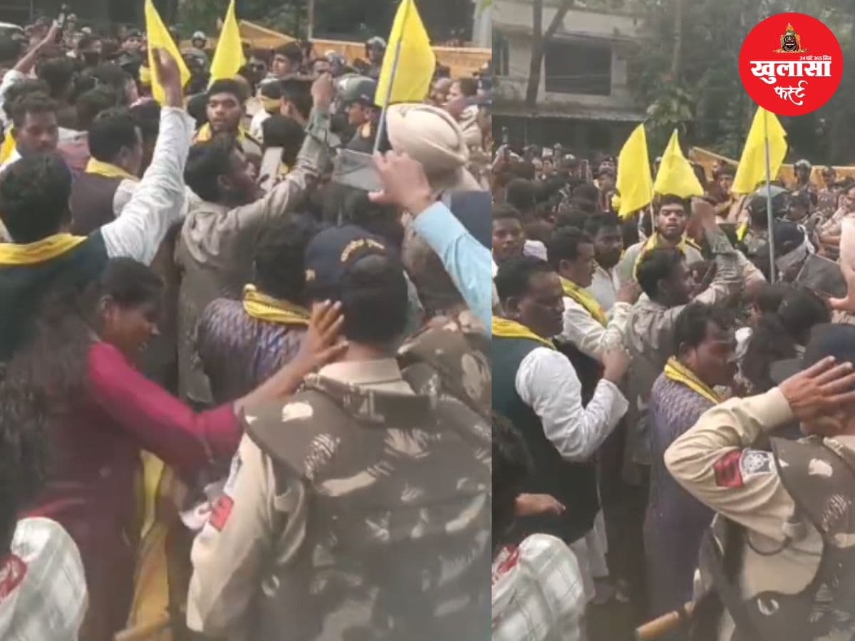वीडियो देखिये, युवती ने पुलिसकर्मी को कैसे मारा थप्पड़