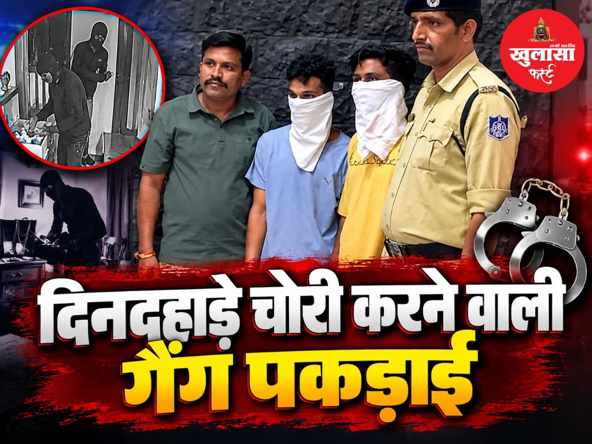 दिनदहाड़े चोरी करने वाली गैंग पकड़ाई