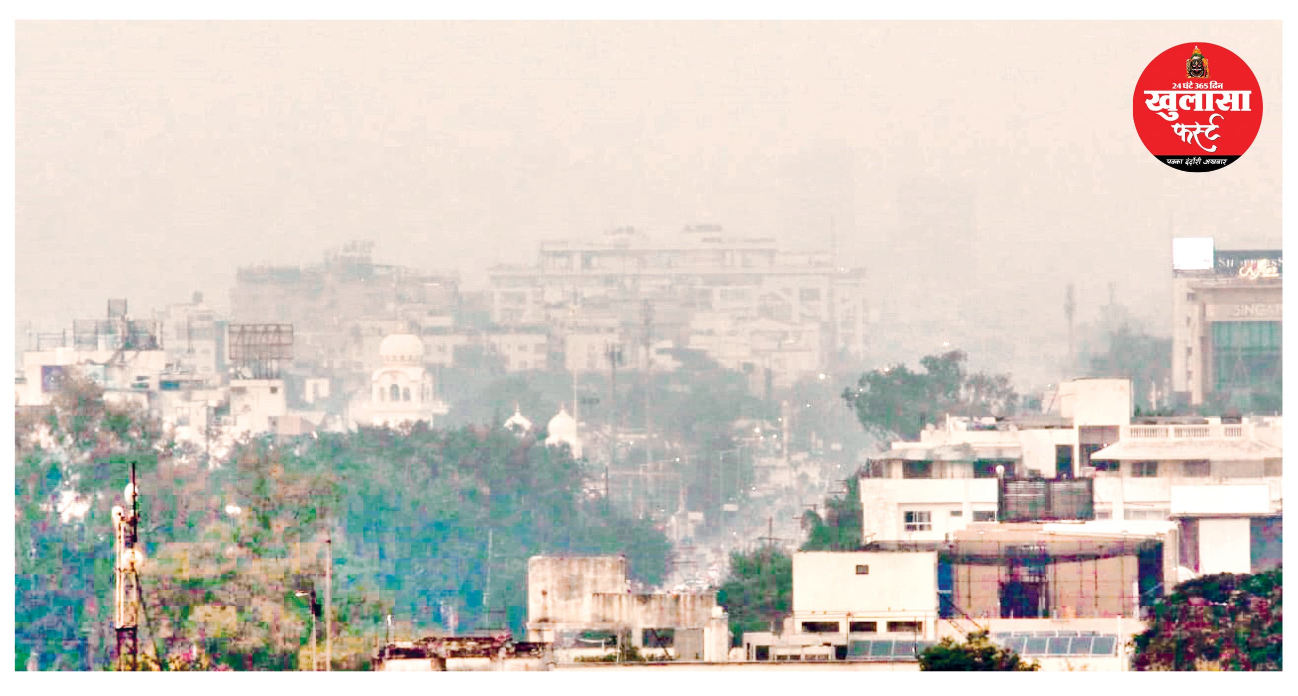 तापमान बढ़ा, धुंध से वाहन चालक परेशान