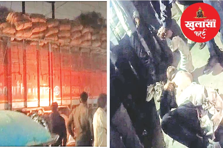 तेज रफ्तार ट्रक की टक्कर से बाइक सवार की मौत