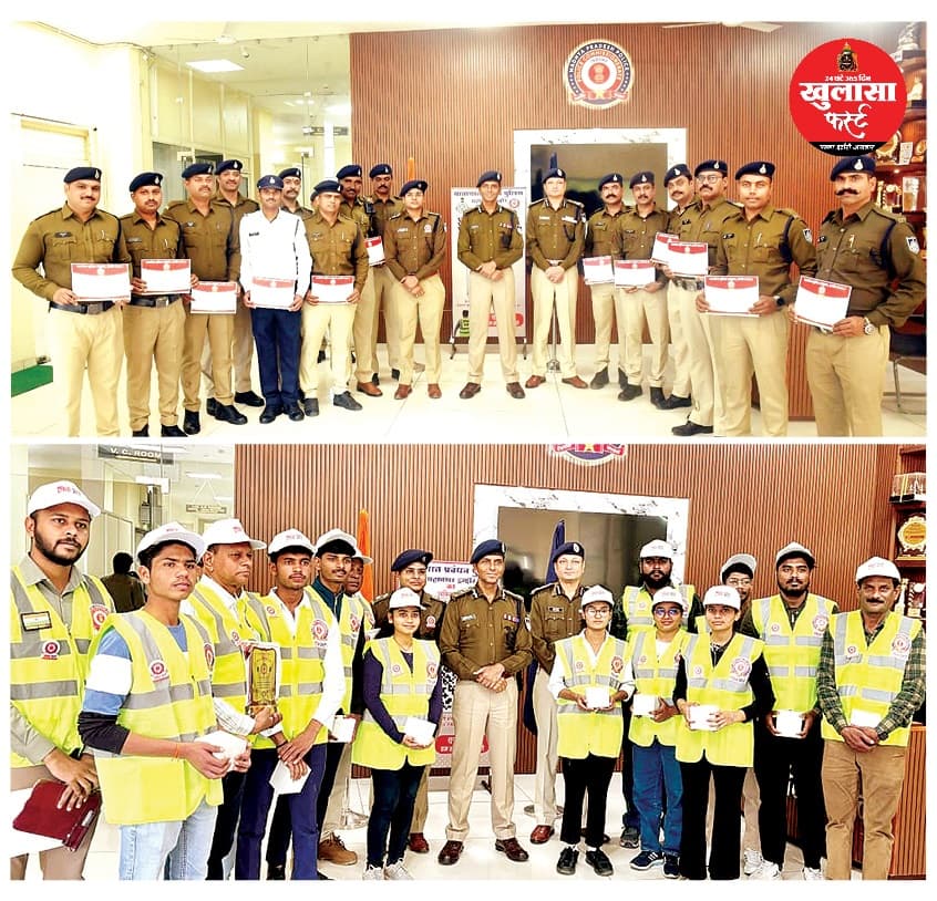 पुलिस कमिश्नर ने 18 पुलिसकर्मियों की थपथपाई पीठ