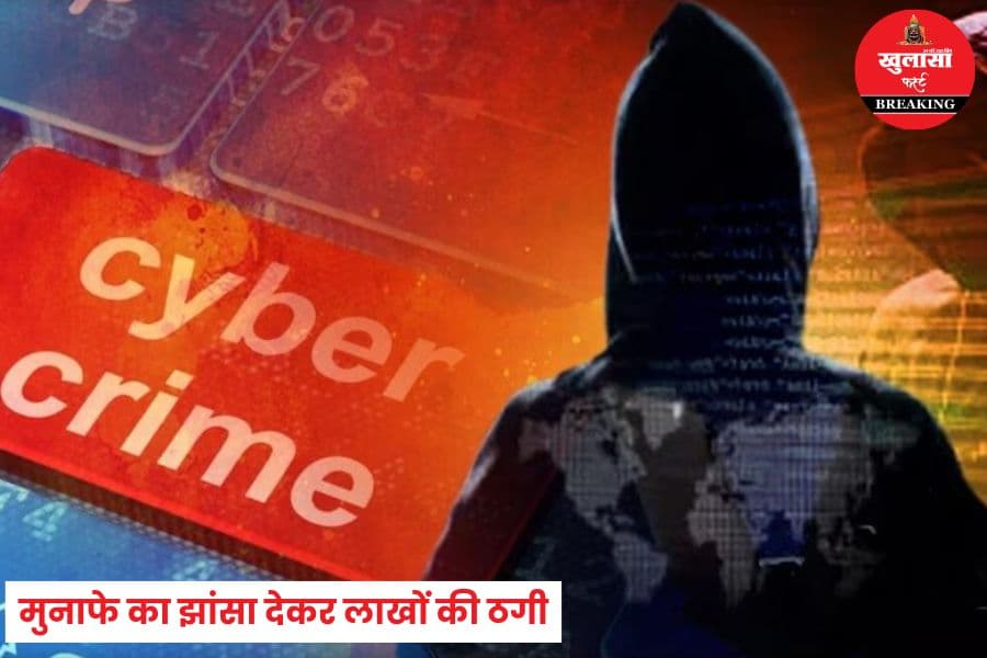 डबल मुनाफे का झांसा देकर लाखों की ठगी