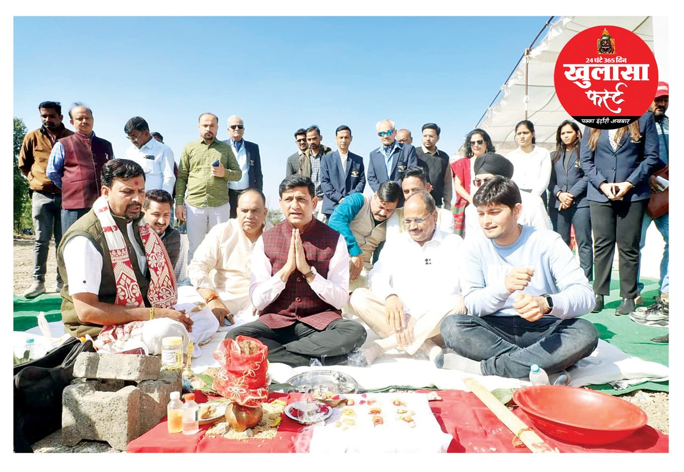 महापौर पुष्यमित्र भार्गव ने पशु दाह संस्कार प्लांट