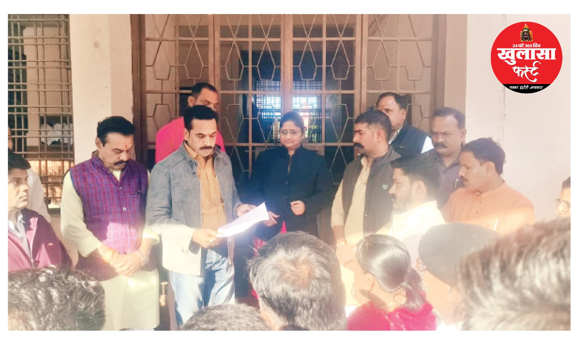 हिंदुओं पर हो रहे अत्याचारों के विरोध में सर्व हिंदू समाज ने सौंपा ज्ञापन
