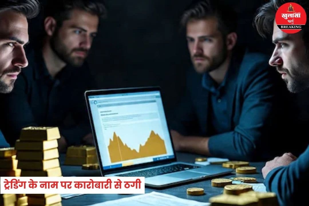 गोल्ड ट्रेडिंग के नाम पर कारोबारी से ठगी