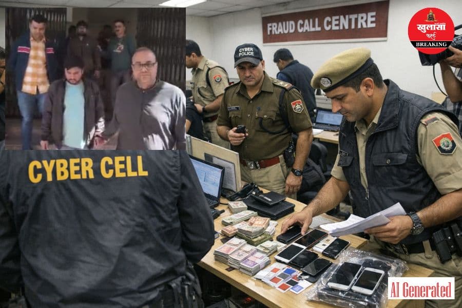 साइबर सेल के किस शहर में छापे
