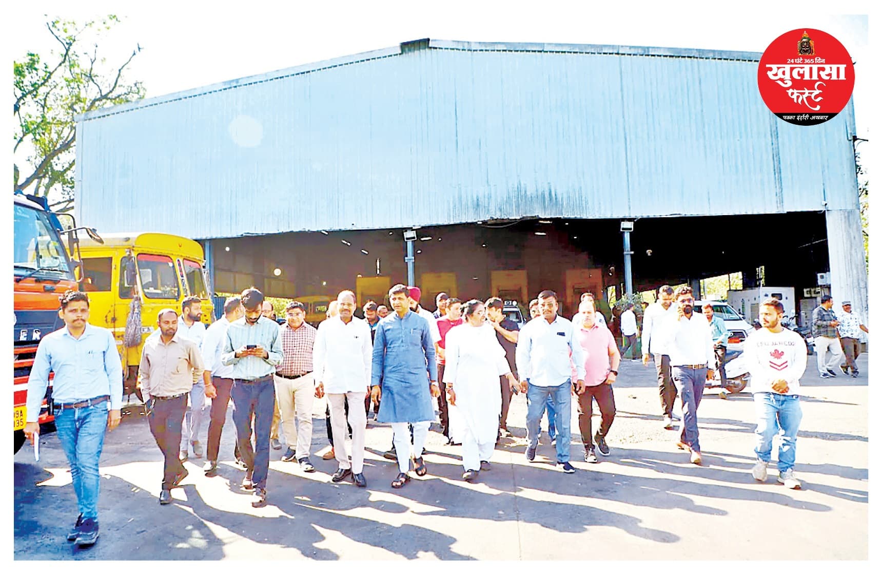 महापौर ने औचक निरीक्षण में जताई नाराजगी