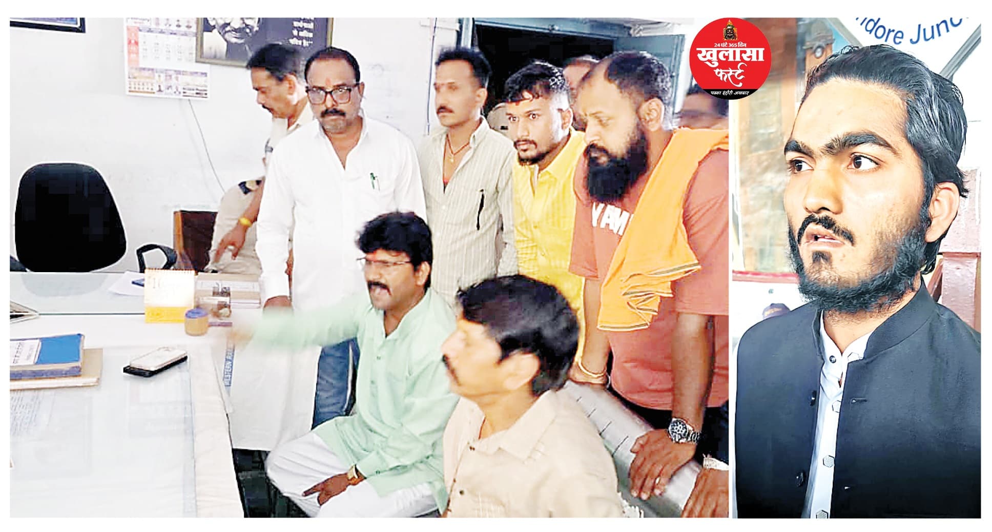 प्रयागराज जा रहे मनोज परमार का वीडियो बनाते पकड़ाया मुस्लिम युवक