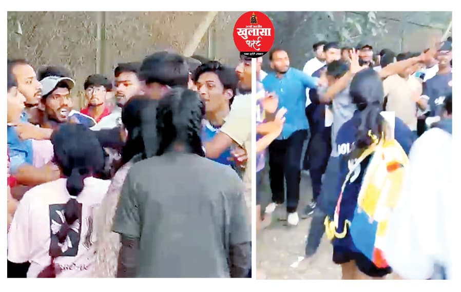 डीएवीवी के स्फूर्ति इवेंट में हुआ बवाल