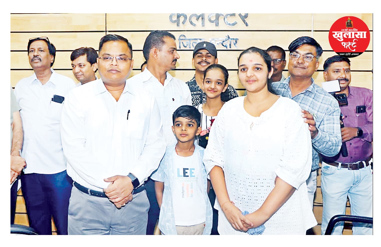 ट्रक हादसे की शिकार संस्कृति जनसुनवाई में आभार जताने पहुंची, बोली