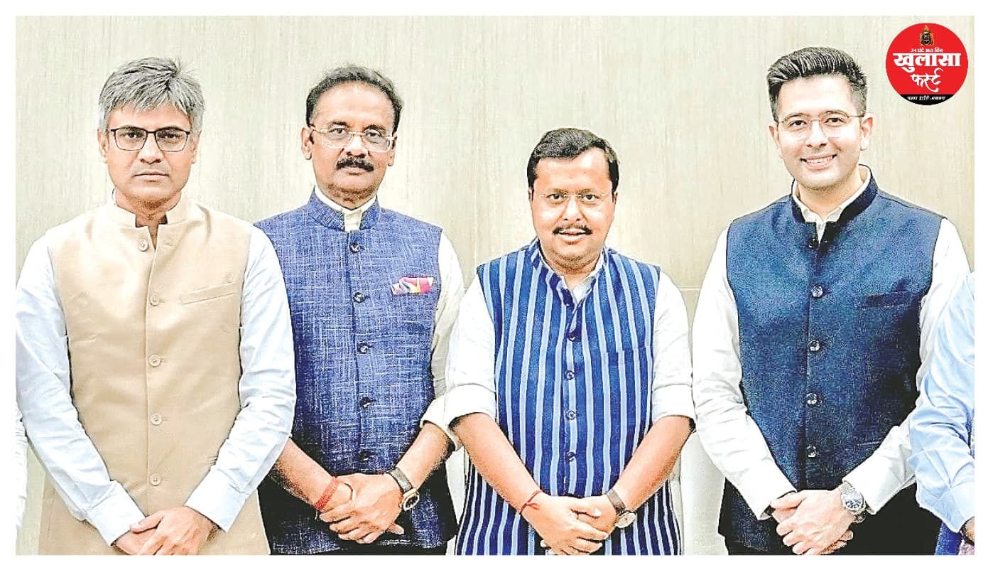 राघव का घातक वार और सात सांसदों की बगावत से डगमगाया ‘आप’ का ‘किला’