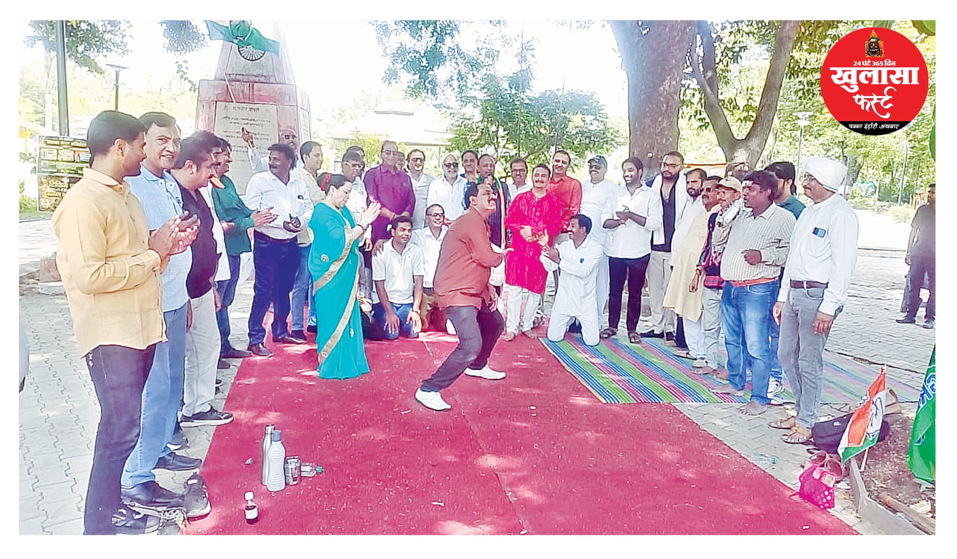 कांग्रेस की टिफिन पार्टी में मिलकर भाजपा से लड़ने का लिया संकल्प