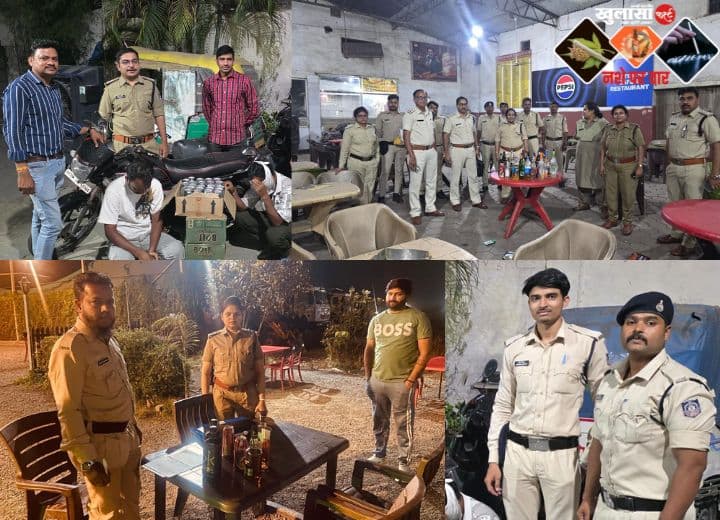 आबकारी विभाग का शहरभर में विशेष अभियान