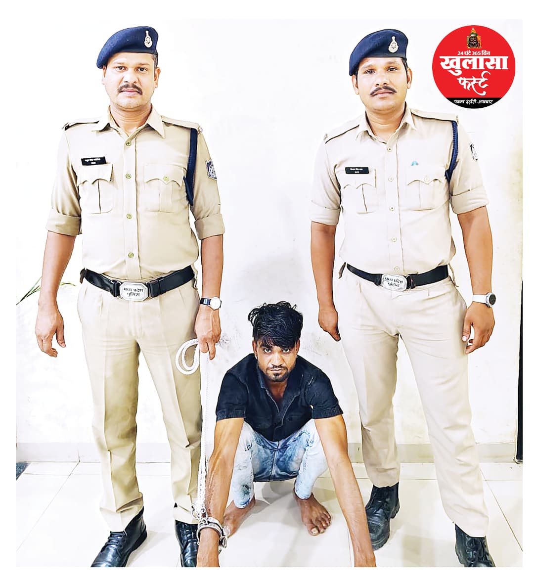 भेष बदलकर पीछा करती रही टीम ड्राइवर बनकर आरोपी को दबोचा