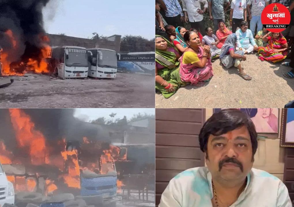 कहां से बसें नहीं हटीं तो आंदाेलन की चेतावनी