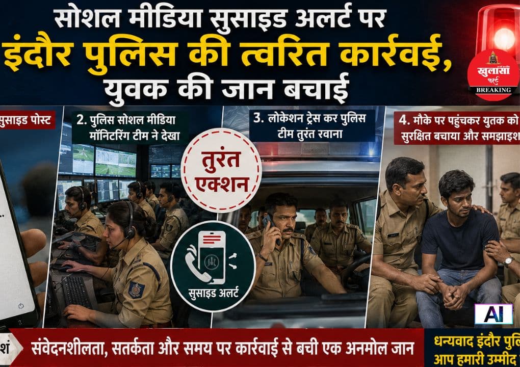 पुलिस की त्वरित कार्रवाई