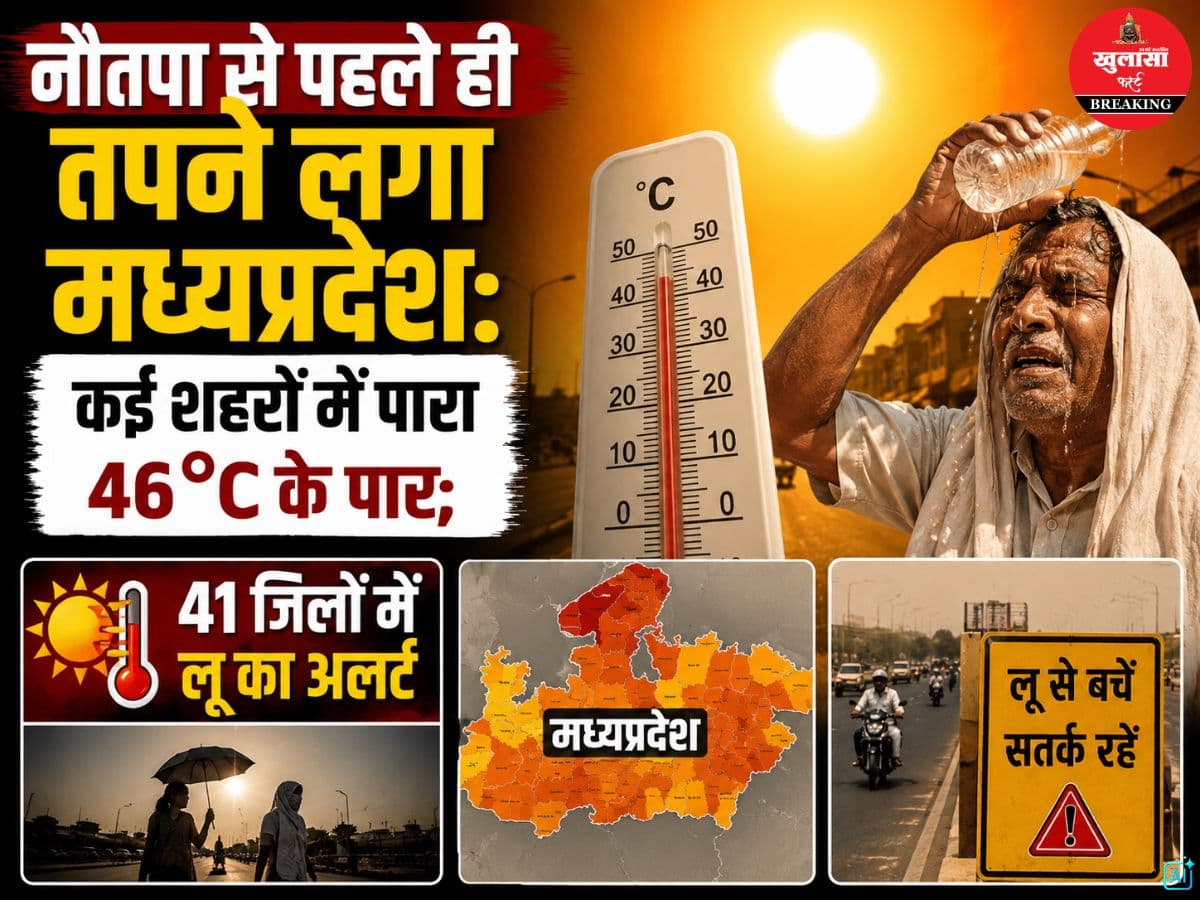 नौतपा से पहले ही तपने लगा मध्यप्रदेश