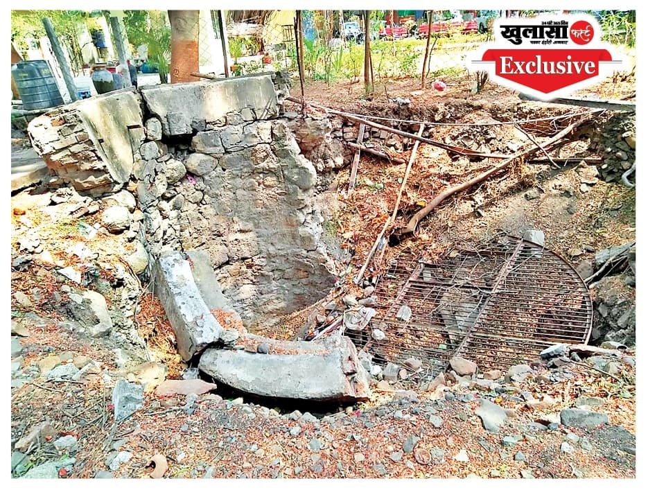 वन विभाग के मुख्यालय में ही दफन हो रहा कुआं
