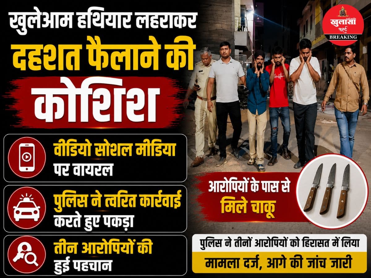 औद्योगिक नगरी में बदमाशों की ऐसी हरकत