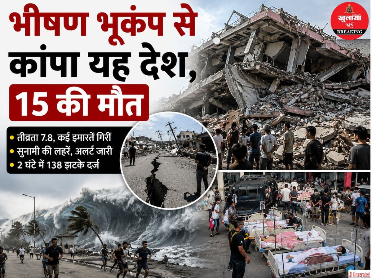 भीषण भूकंप से कांपा यह देश