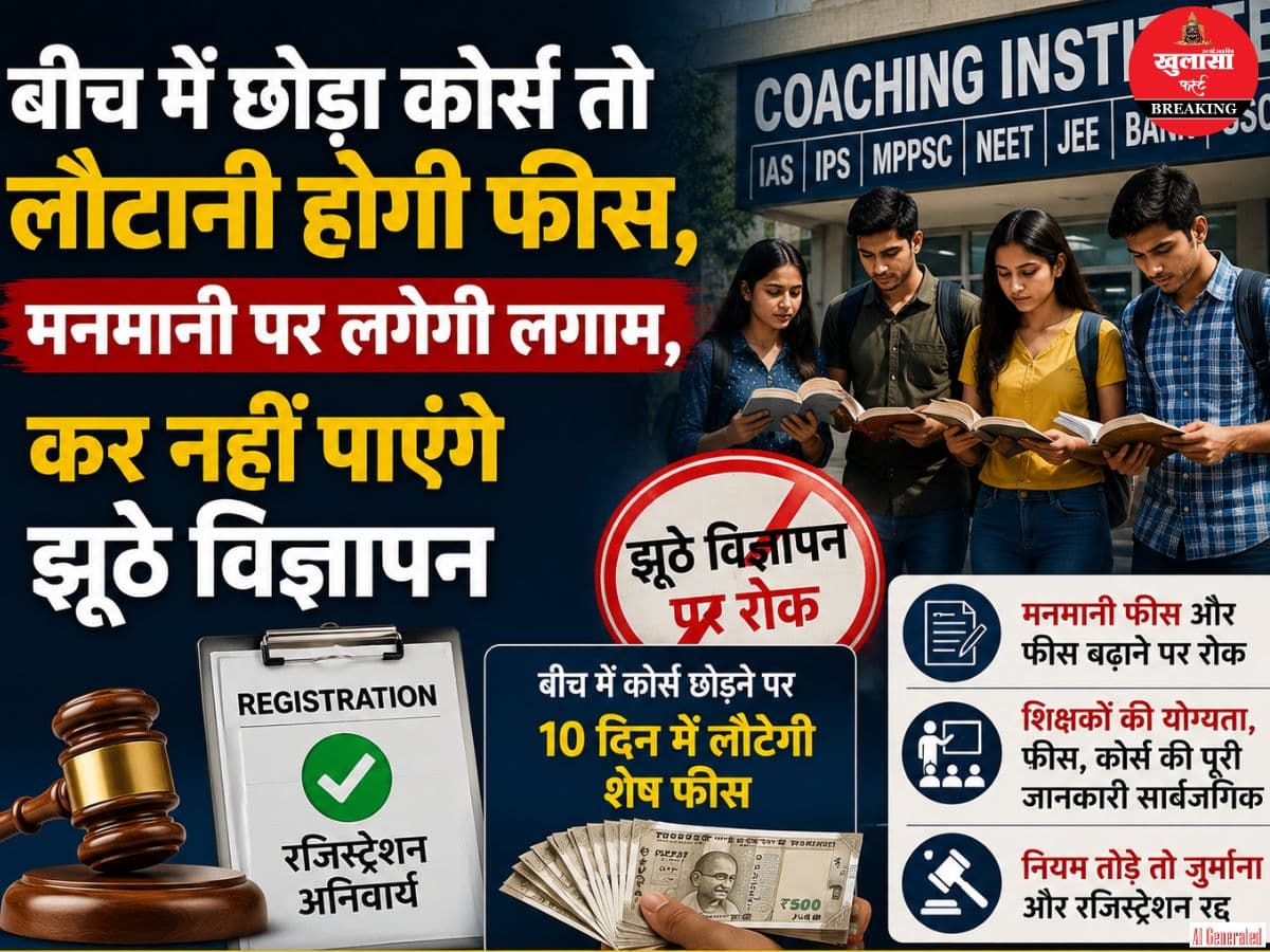 बीच में छोड़ा कोर्स तो लौटानी होगी फीस