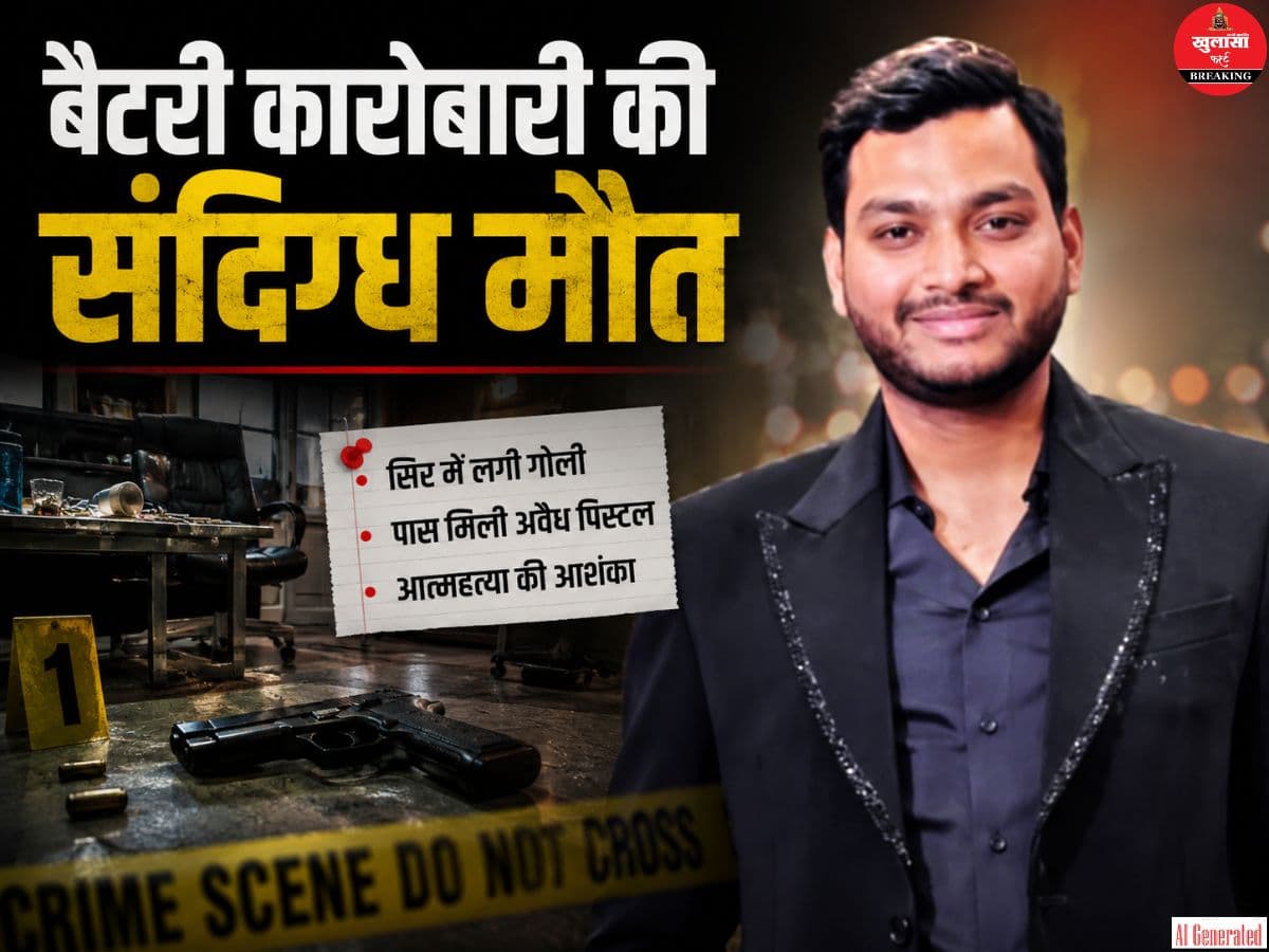 बैटरी कारोबारी की संदिग्ध मौत