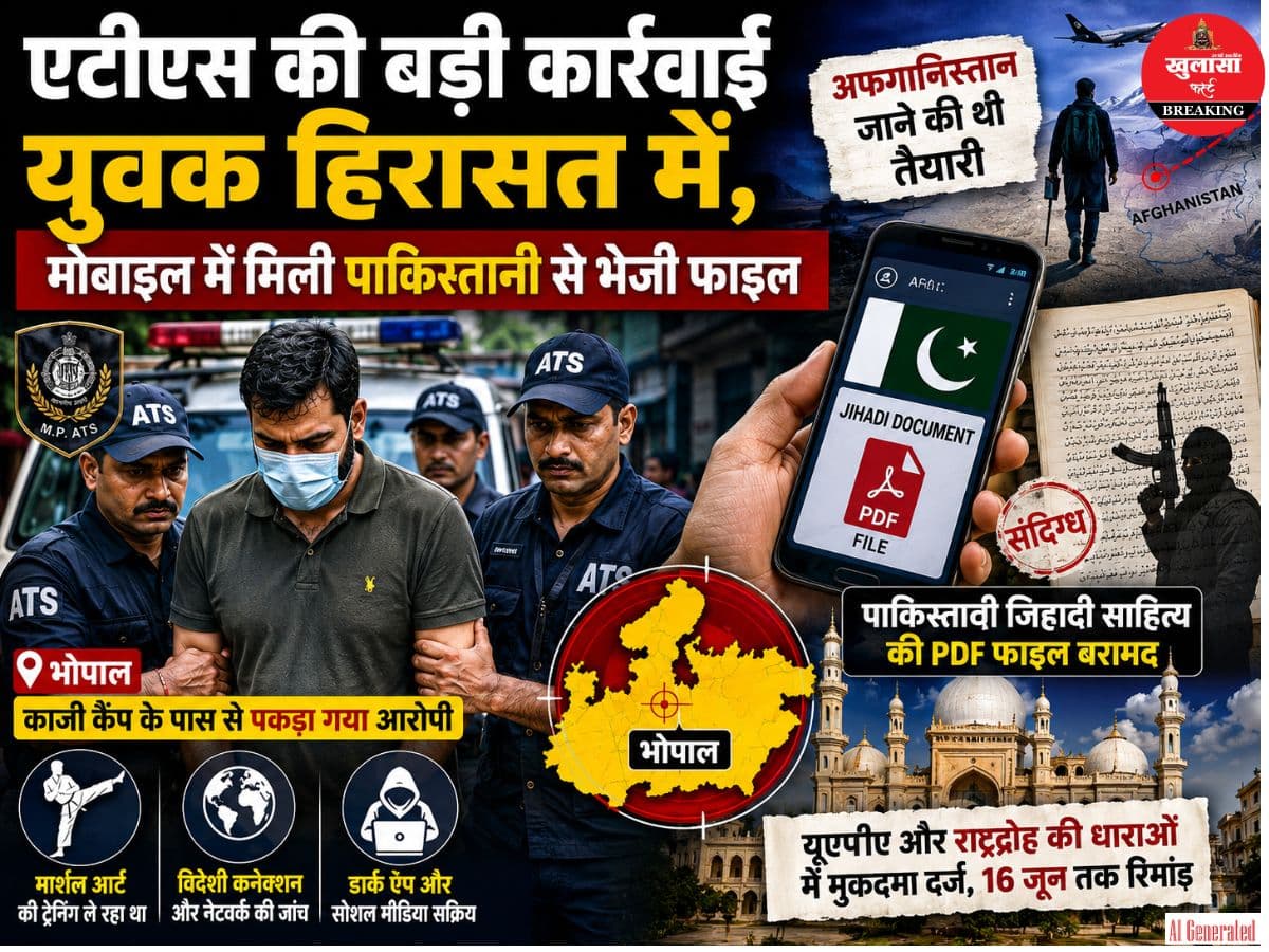 एटीएस की बड़ी कार्रवाई