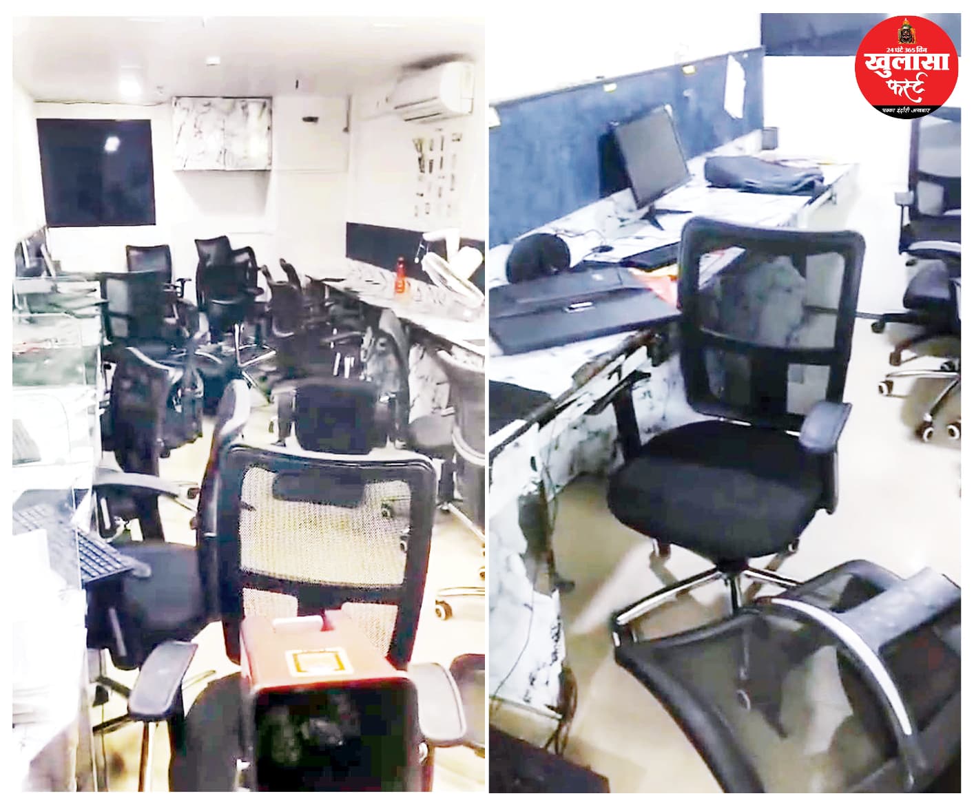 एडवांस वेतन न देने पर कर्मचारियों ने बॉस का सिर फोड़कर की तोड़फोड़