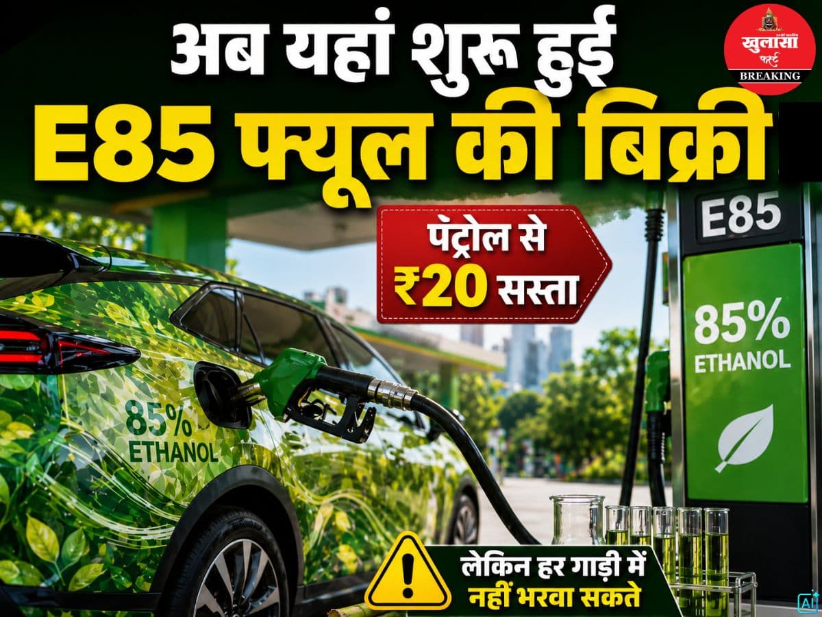 अब यहां शुरू हुई E85 फ्यूल की बिक्री