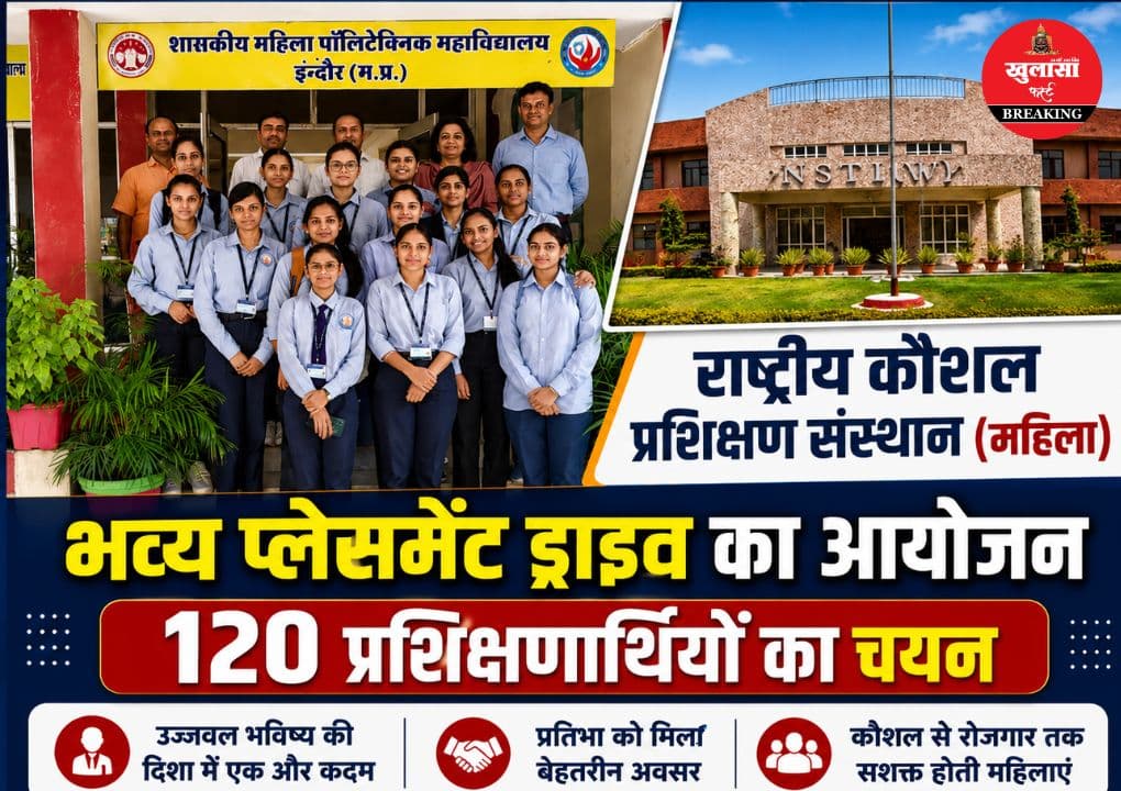 प्लेसमेंट ड्राइव में प्रशिक्षणार्थियों का प्रतिष्ठित कंपनियों में चयन