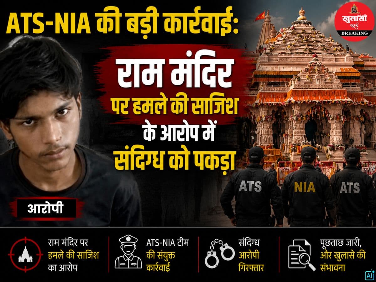 ATS-NIA की बड़ी कार्रवाई