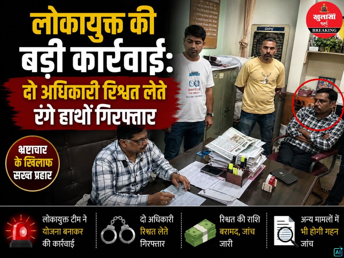 लोकायुक्त की बड़ी कार्रवाई