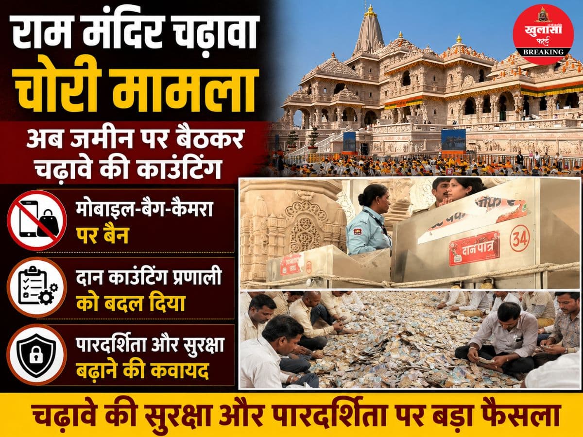 अनियमितताओं के बाद बदल गई दान की गिनती व्यवस्था