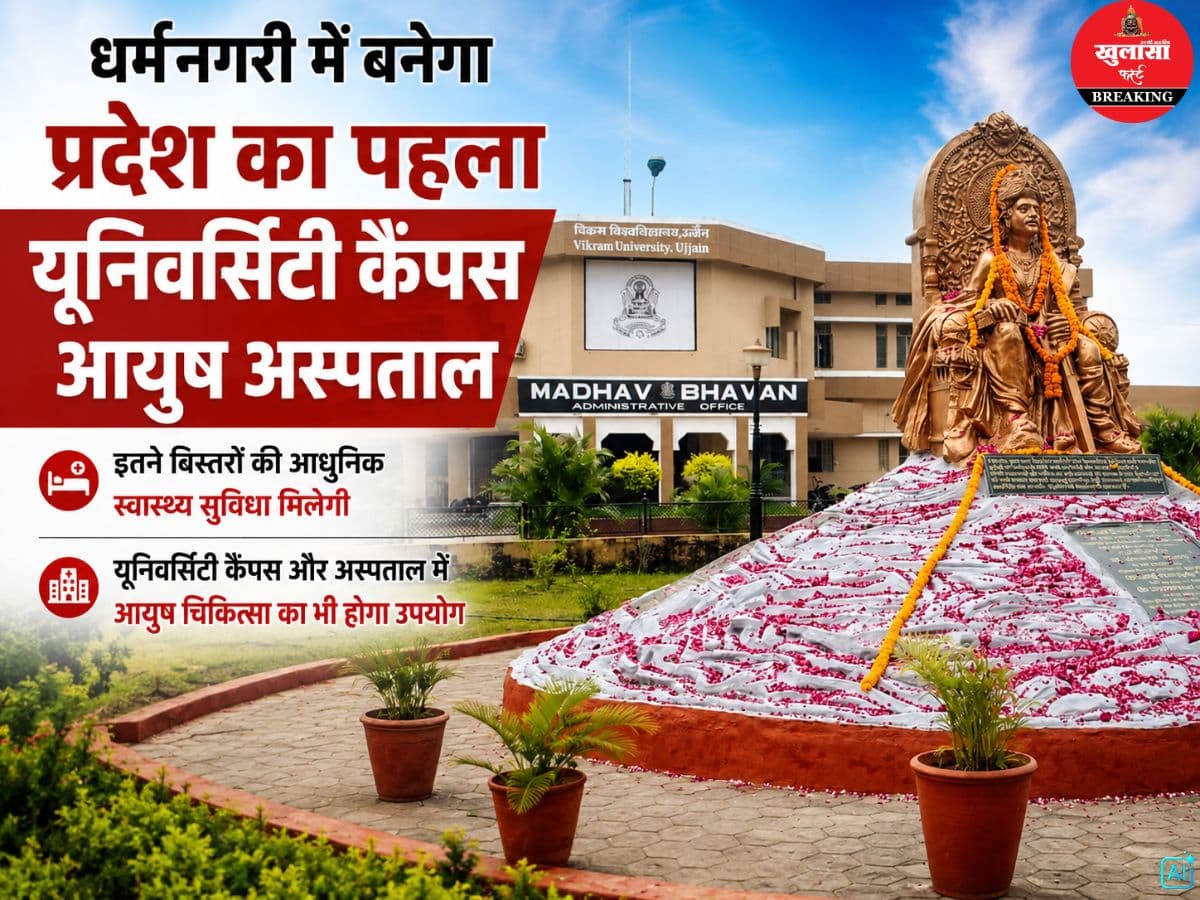 धर्मनगरी में बनेगा प्रदेश का पहला यूनिवर्सिटी कैंपस आयुष अस्पताल