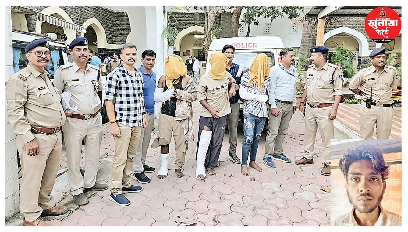 100 सीसीटीवी फुटेज ने लुटेरों को पहुंचा दिया सलाखों के पीछे