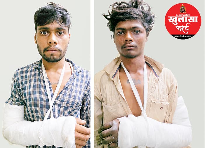 सेल्स गर्ल से लूट जबरदस्ती की कोशिश