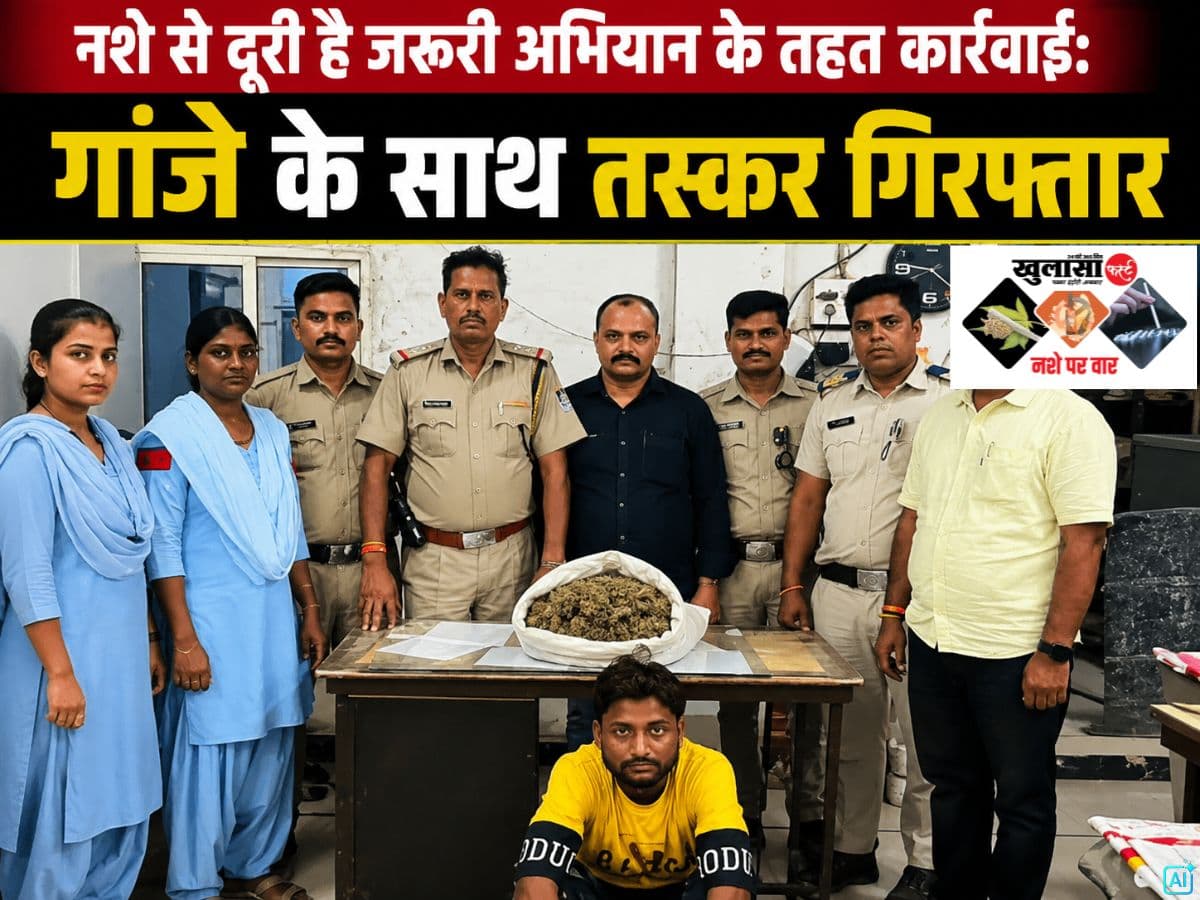 नशे से दूरी है जरूरी अभियान के तहत कार्रवाई