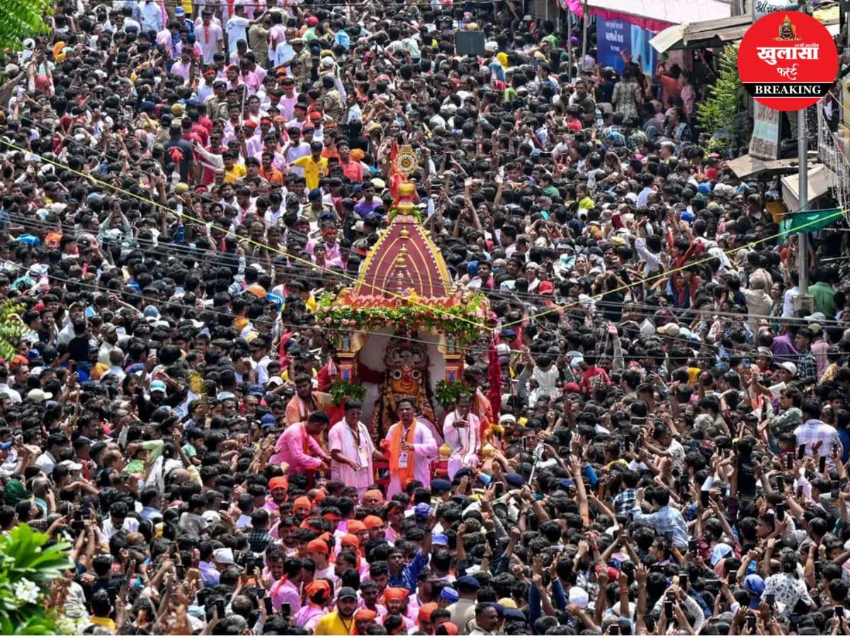 रथयात्रा के दौरान मची अफरा-तफरी