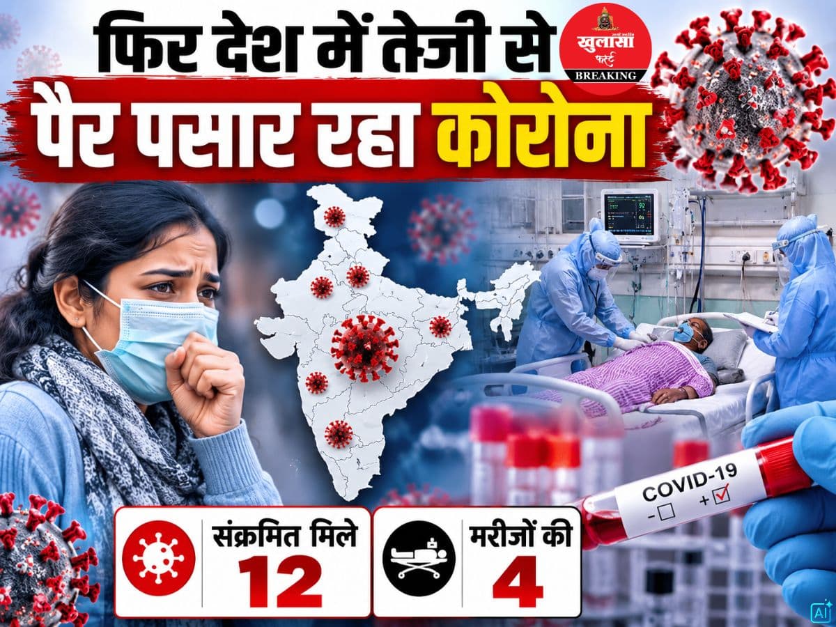 फिर देश में तेजी से पैर पसार रहा कोरोना