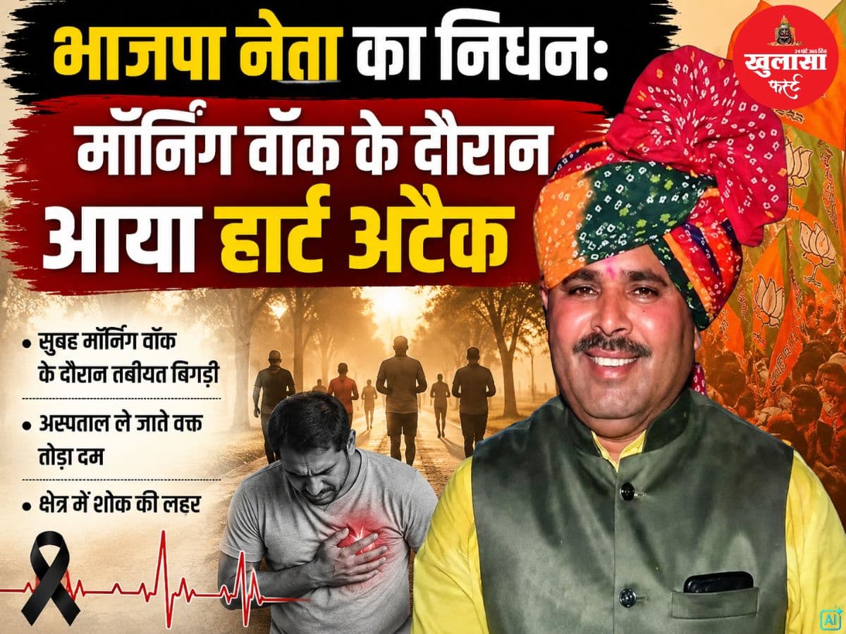 भाजपा नेता का निधन