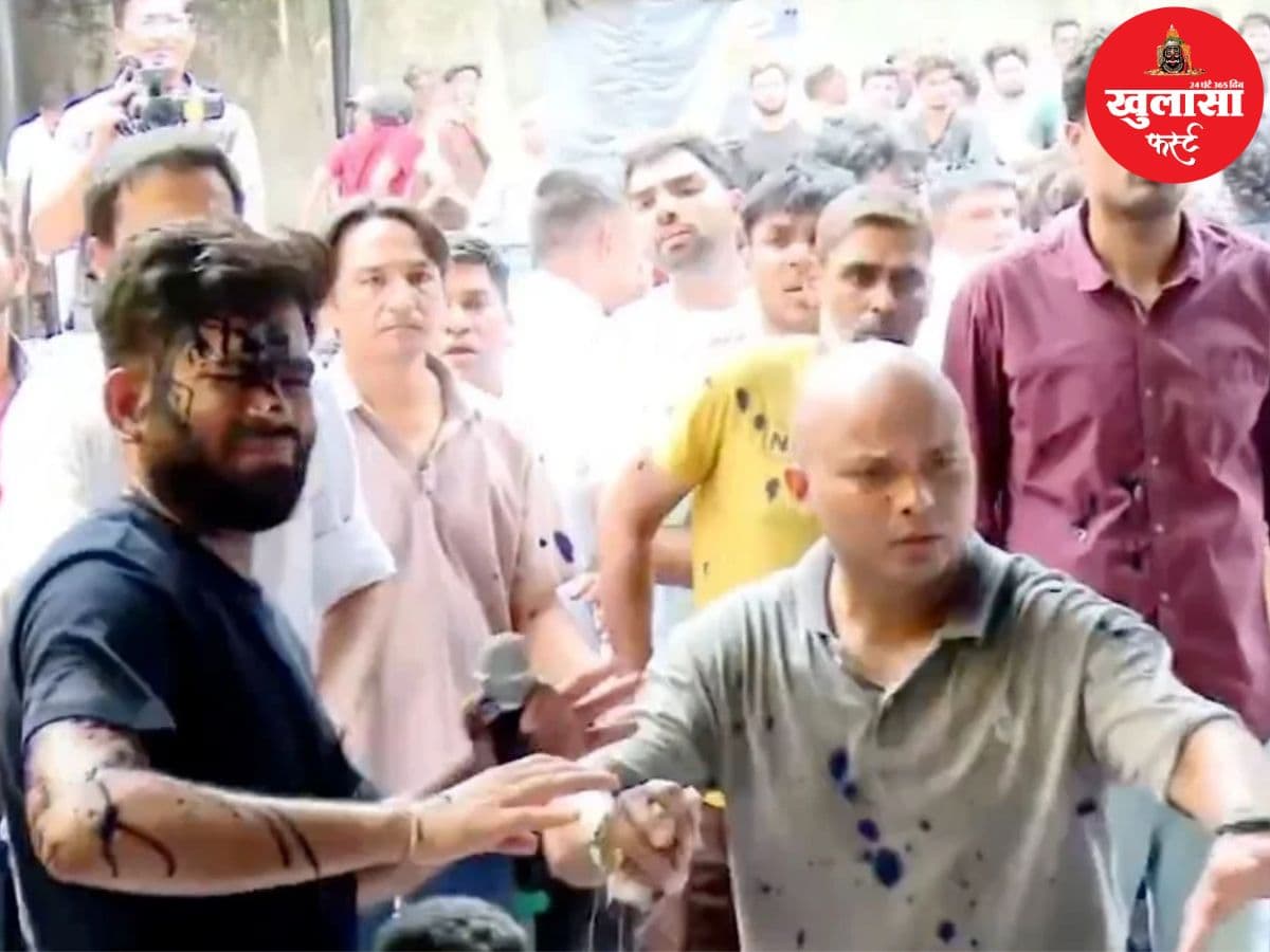वीडियो देखिये, अभिजीत दीपके पर महिला ने फेंकी स्याही