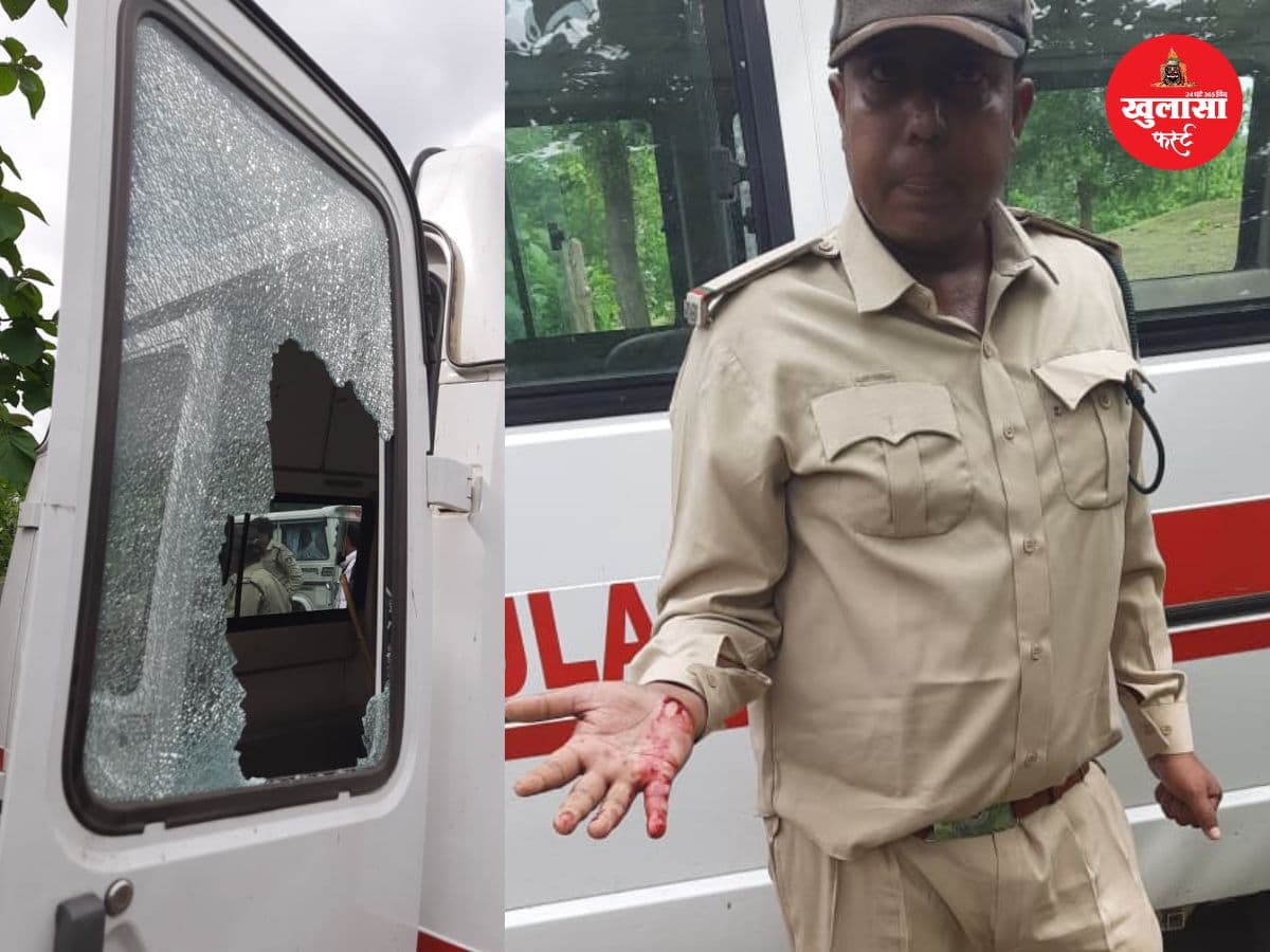वीडियो देखिए, अतिक्रमण हटाने गई वन विभाग की टीम पर हमला