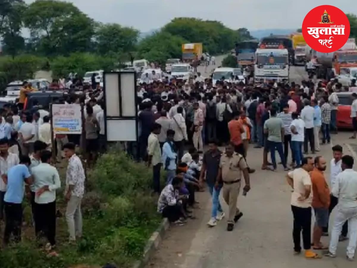 हाइवा हादसे पर बवाल