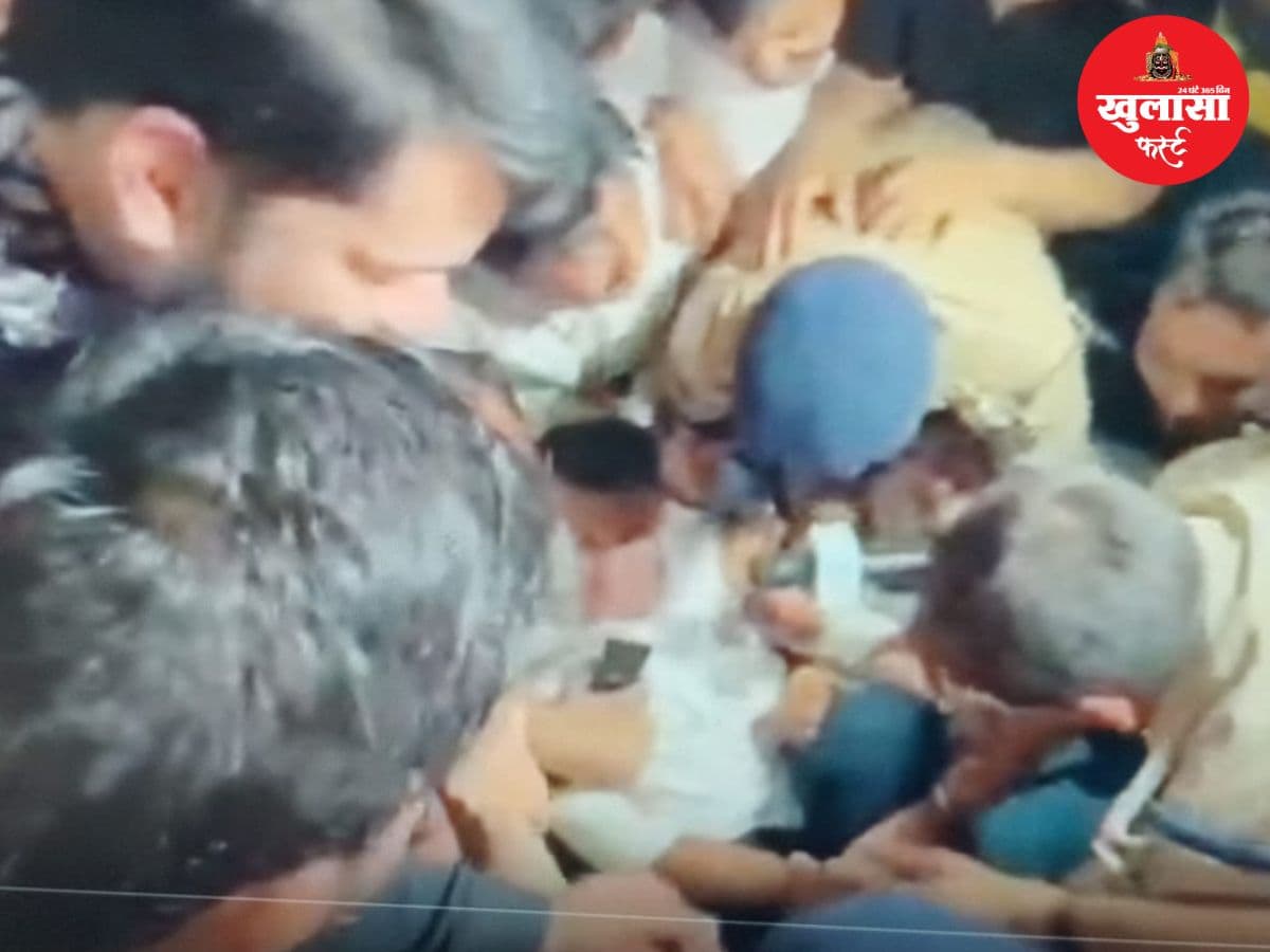 वीडियो देखिए, लोकभवन से जीतू पटवारी को ले गई पुलिस