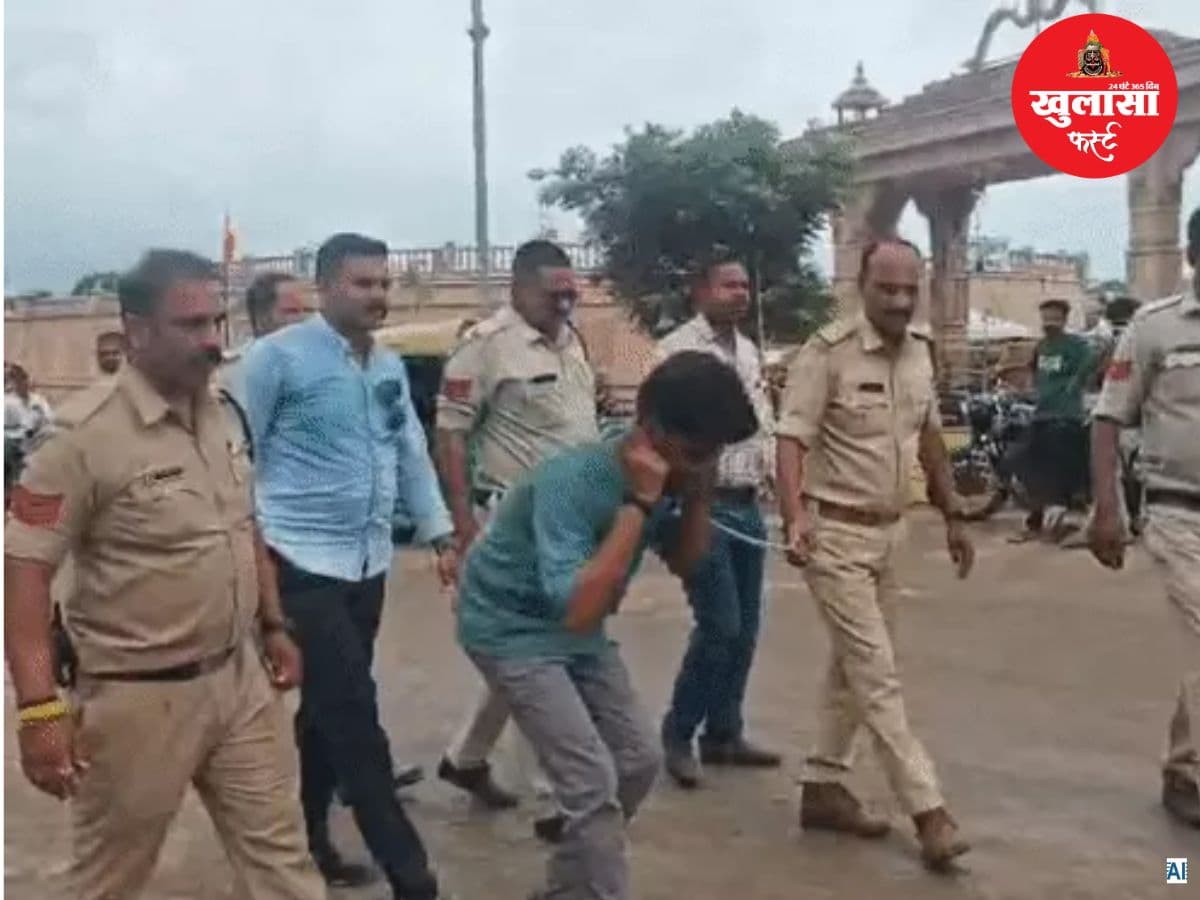 मंदिर सुरक्षाकर्मी पर हमला और ट्रैफिक जवान से मारपीट