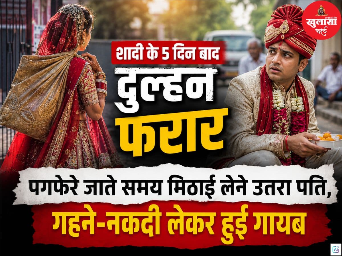 शादी के 5 दिन बाद दुल्हन फरार