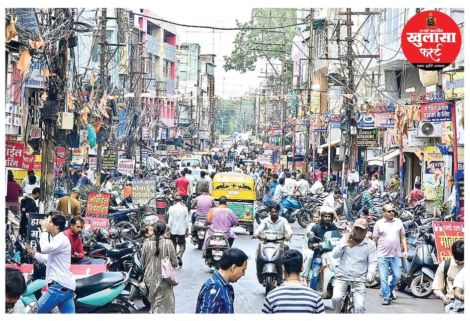 जेल रोड पर वन-वे व्यवस्था ध्वस्त नियमों को ठेंगा दिखा रहे वाहन चालक