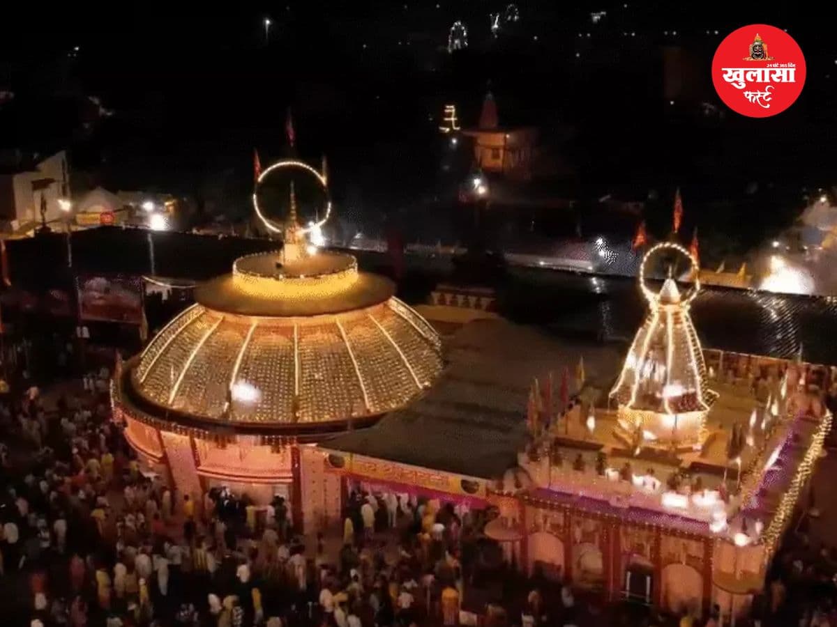 'भजलो दादाजी का नाम' के जयघोष से गूंजा दादाजी धाम