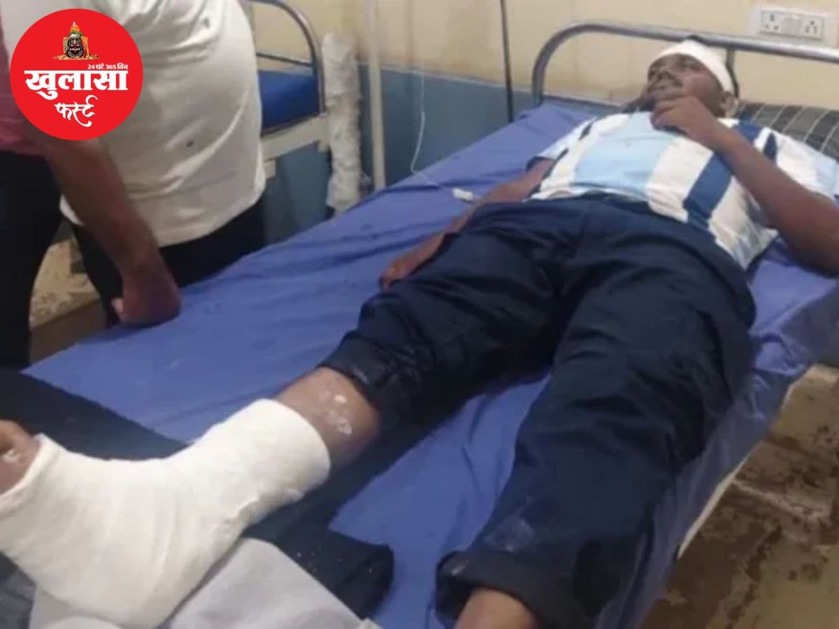 आरोपी को पकड़ने पहुंची पुलिस टीम पर हमला