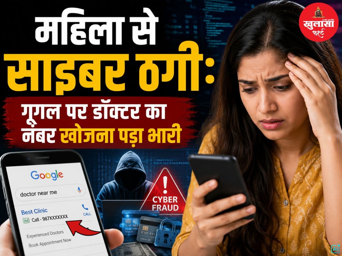 महिला से साइबर ठगी